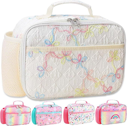 RHCPFOVR Kids Lunch Bag - Insulated Lunch Box for Boys Girls,Washable Lunch Bag and Reusable Toddler Leak-proof Lunchbox for School and Daycare