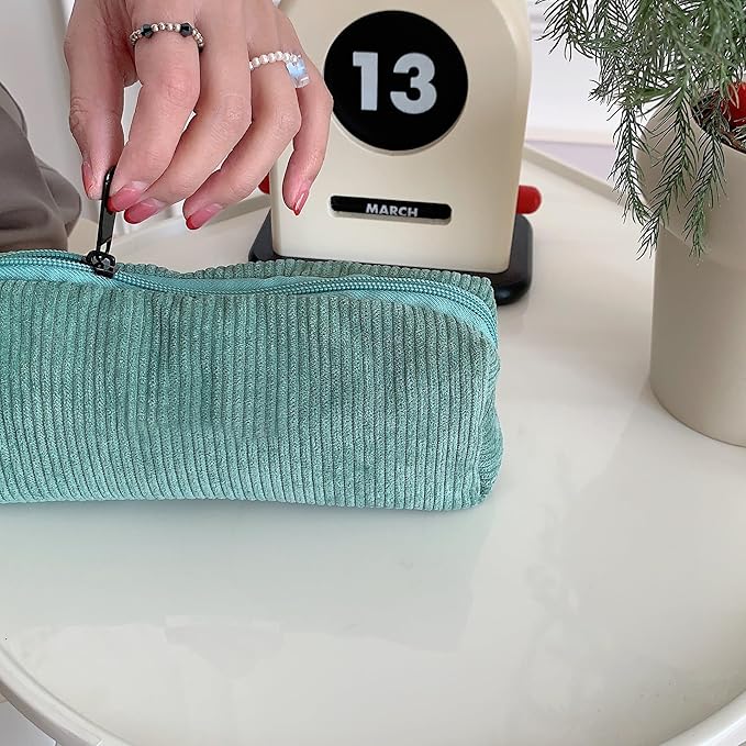 Cute Pencil Case Aesthetic Student Pencil Pouch Coin Pen Pouch Cosmetic Bag Office Stationery Organizer For Kids Teen School