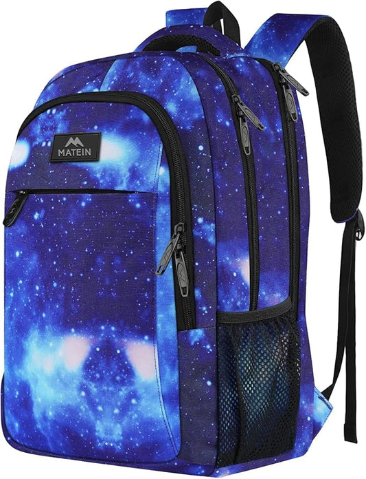 MATEIN Travel Backpack for Men Women, Anti Theft College Laptop Daypack for Men, Water Resistant Slim Travel Laptop Backpack Fits 15.6 In Computer Gifts for Him