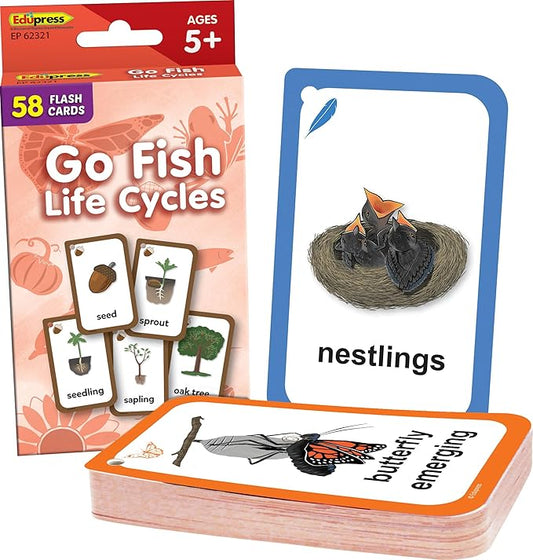 Teacher Created Resources Go Fish: Life Cycles Flash Cards (EP62321)