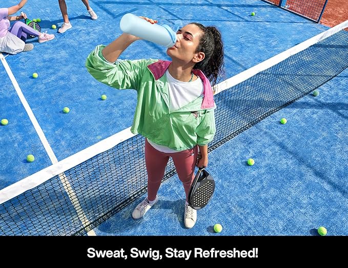 POWCAN 26 oz Insulated Water Bottle with 2-in-1 Straw and Spout Lid, Glow-in-the-Dark, 24H Cold, Leakproof, Fits in Car Cup Holder, Stainless Steel for Gift, Sports, Travel, School (Gilded Flutter)