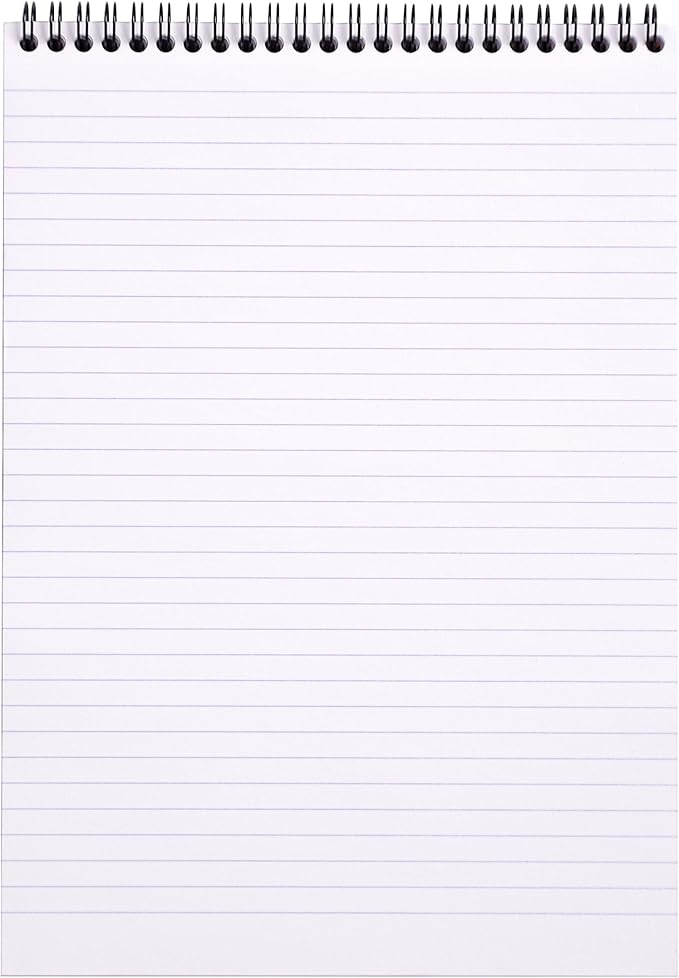 Rhodia Wirebound Notepad, A4, Lined - Black