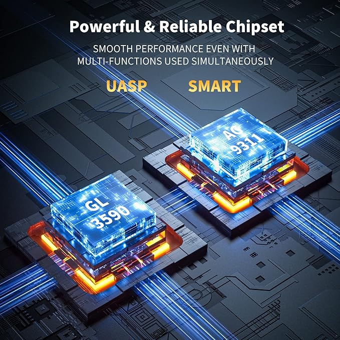 VANGREE USB C Hub, 3 USB 3.2 Gen 2 Ports with 10Gbps, 4K@60Hz HDMI, 100W Power Delivery, 3 USB-A 3.2 Ports, USB C Splitter Multiport Adapter Extender for MacBook Pro/Air, iPad Pro, Mac mini and More