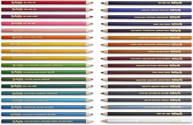 Cra-Z-Art Colored Pencils Bulk Pack, 10 Boxes of 24 ct Pre-Sharpened Pencils, Non-Toxic, Classroom School Art Supplies