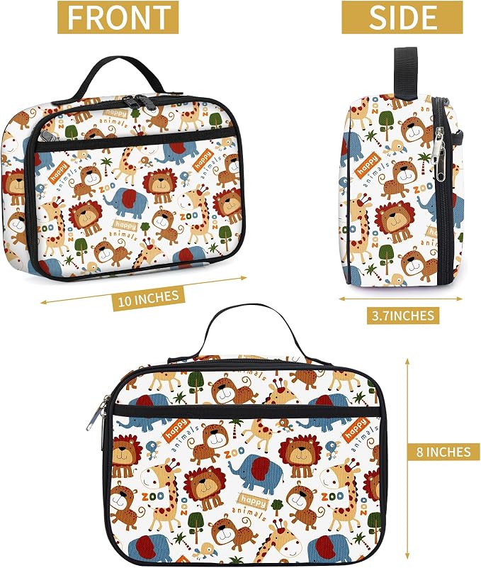 rickyh style Kids Insulated Lunch Box Thermal School Cooler hot Bag for Child