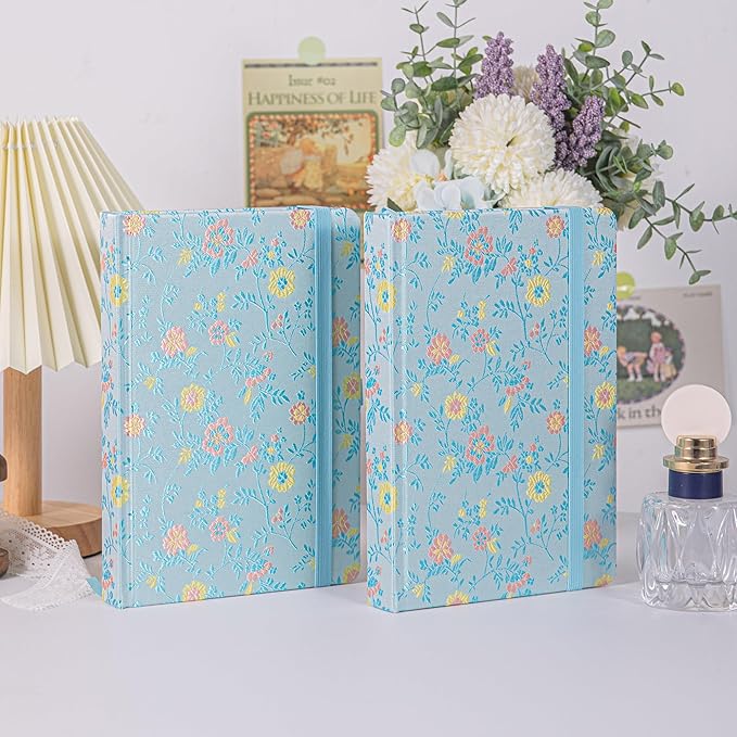 TIEFOSSI Dotted Journal Notebook for Women Men, A5 Journals for Writing, 160gsm 190 Pages Thick Paper, Perfect for Office & Home School Supplies, 8.4 X 5.8 In