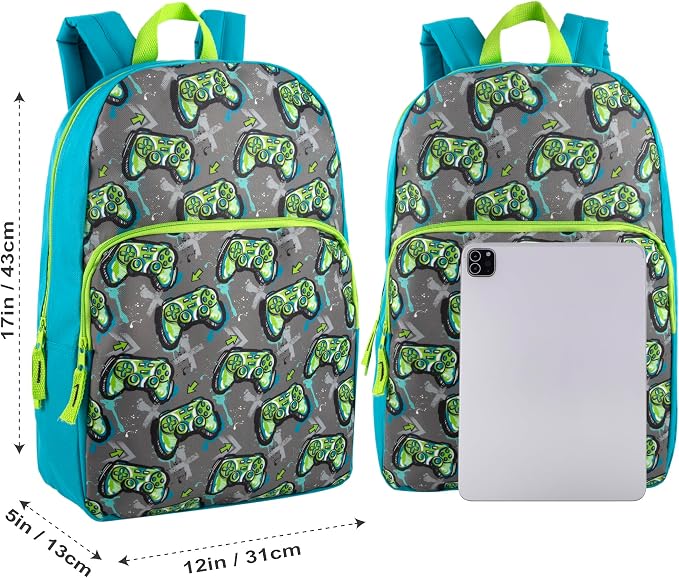 Trail maker Classic 17 inch Backpacks with Adjustable Padded Straps | School Backpacks for Girls, Boys