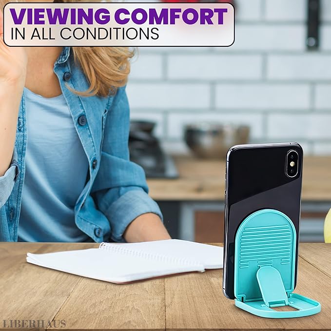 12 Pcs Cell Phone Stand for Desk – Stable Cell Phone Holder Bulk Pack, Adjustable Design with Silicone Pads, Fits 4–7.9" Devices – Cellphone Stand for Desk with Anti-Slip Base & Secure Positioning