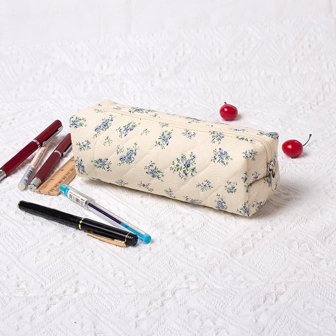 Pencil Case Pen Case Office College School Storage Bag Pouch Holder Box Organizer Makeup Pouch Cosmetic Bag Aesthetic Cute Pencil Case for Girls Boys Kids (ZB)