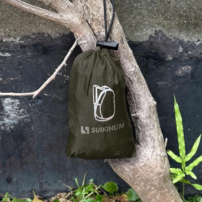 Ultra Lightweight Hiking-Daypack,Foldable Travel Packable Backpack | 20L Foldable Bag for Camping Cycling Outdoor,Day Pack for Men Women,Dark Green