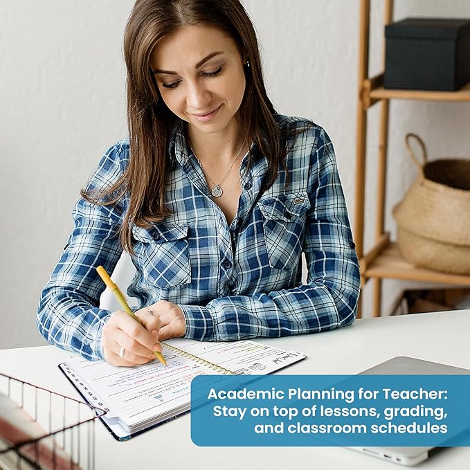 Planner 2026–2027, Academic Monthly Weekly Spiral Calendar, July 2026 – June 2027, Hardcover Agenda Notebook with Tabs, 6.3" x 8.5", Perfect for Students, Teachers, School & Daily Planning - Galactic Swirl