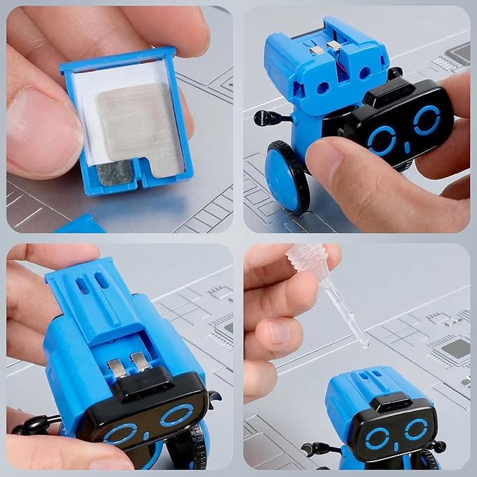 Science Saltwater-Powered Robot Kit, No Batteries Required, DIY Toys, Scientific Experiments, Creative Toy, Environmental Protection, for Festival Boys & Girls