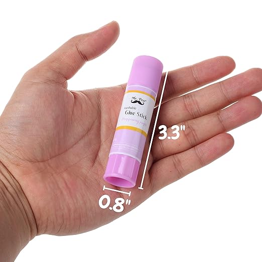 Mr. Pen- Disappearing Purple Glue Sticks, 8 Pack, Washable, Glue Sticks, Scrapbooking Glue