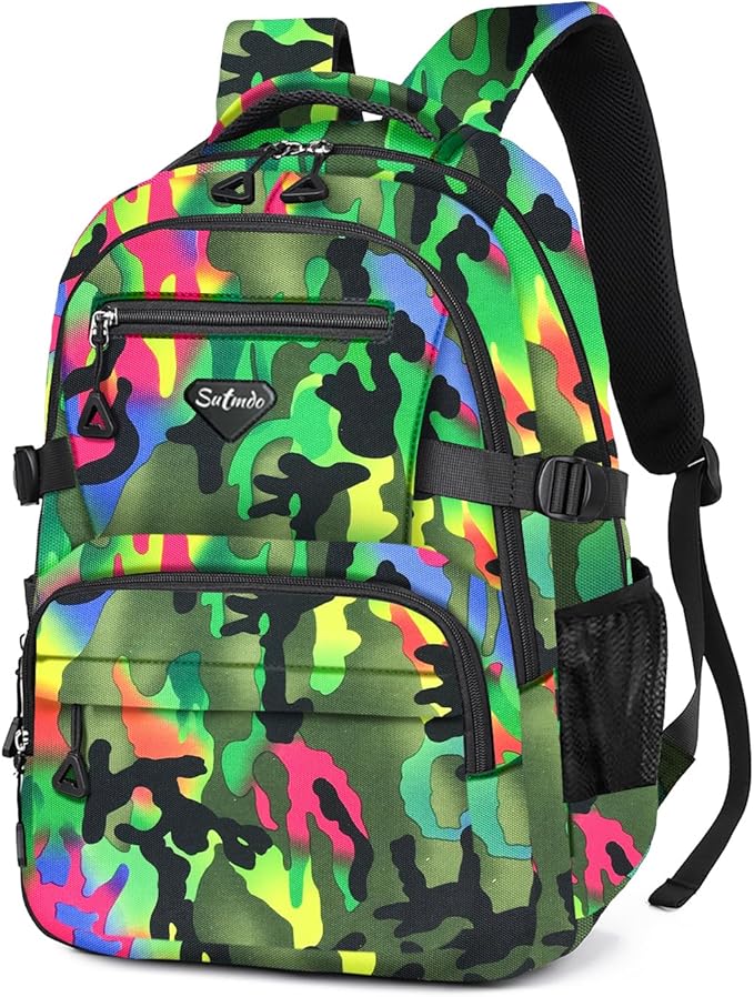 Casual Lightweight Backpacks for Boys & Girls, School Bookbags, 15 "Laptop Backpack, Travel Bag (212-mclv)