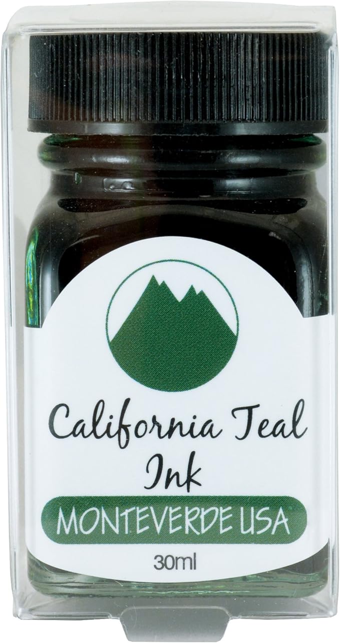 Monteverde USA Ink with ITF Technology, 30 ml California Teal (G309CT)