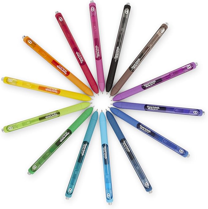 Paper Mate InkJoy Gel Pens,Medium Point (0.7mm),Assorted Colors,- Back to School Supplies,Teacher Essentials,Journaling,Writing,Note-Taking,20 Count (Pack of 12)
