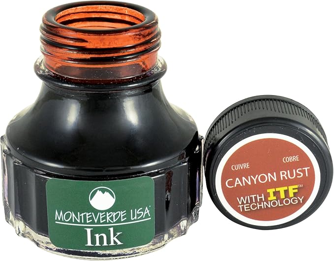 Monteverde USA Ink with ITF Technology, 90 ml Canyon Rust (G308CP)