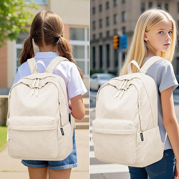 ZUBOND Backpack for School Girls and Boys, Lightweight School Bookbag for Teens, College Students Women & Men, Cute Large Laptop Backpack Fits 15.6 Inch Notebook