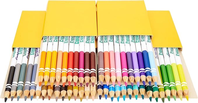 Crayola Erasable Colored Pencils (50ct), Bulk Colored Pencil Set, Pencils for Adult Coloring Books, Art Supplies, Holiday Gift for Teens, 6, 7, 8 [Amazon Exclusive]