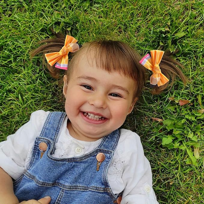 First Day of School Outfits Supplies Stuff for Girls,Pencil Hair Clips Hair Bow Hair Accessories for Teen,Back to School Hair Clips Bows Uniform for Student (2Pcs)