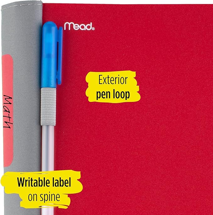 Five Star Advance Spiral Notebook, 5 Subject, College Ruled Paper, 200 Sheets, 11 x 8-1/2 inches, Teal (73152)