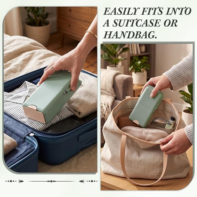 Kacctyen Makeup Brush Case Silicone Standing Makeup Brush Holder,Sage Green | Silicone Make up Travel Bag with Suction Portable Cosmetic Organizer Phone Stand Pouch for Travel Home Back to School Use