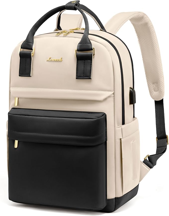 LOVEVOOK Travel Laptop Backpack Women Anti-theft Laptop Bag with USB Port Waterproof Computer Backpack for Nurse College Work