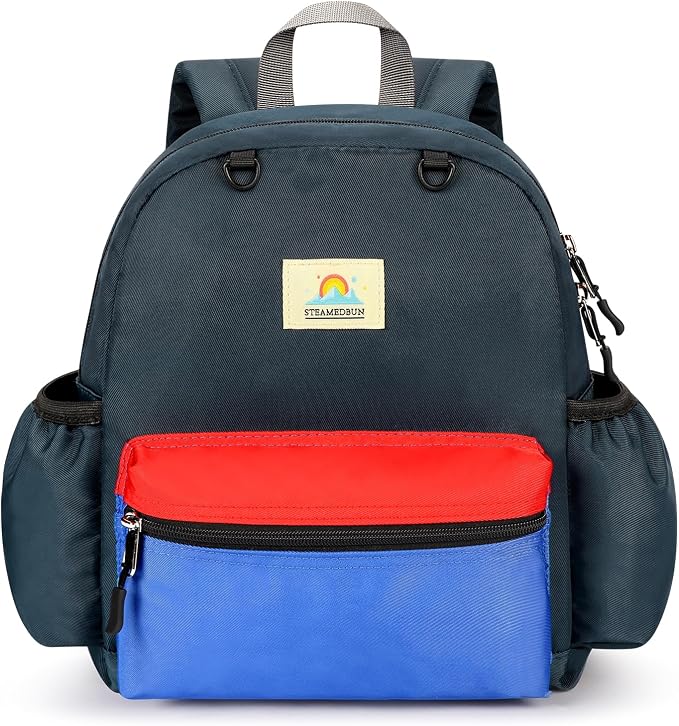 STEAMEDBUN Toddler Backpack for Boys 2-4: Kids Backpack Boys Girls - Preschool Kindergarten Daycare Backpacks - 12 inch