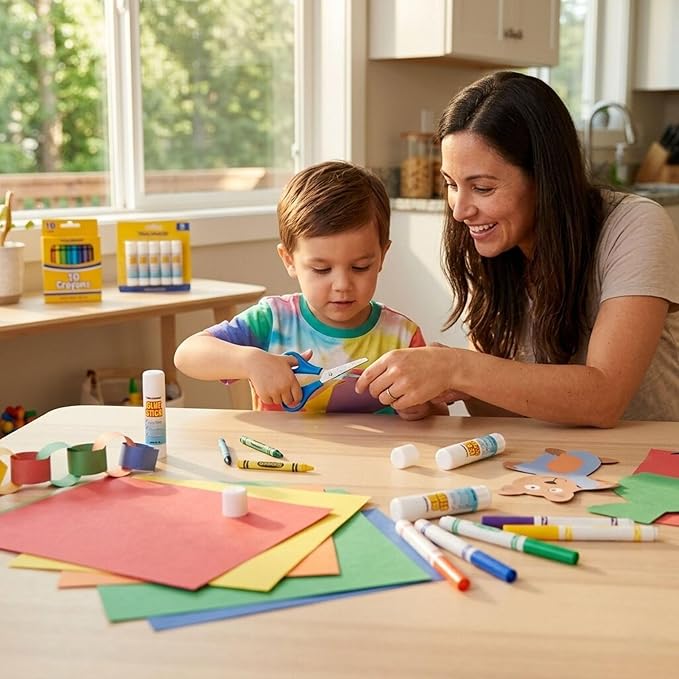 Trail maker (12 Pack Bright Wax Coloring Crayons in Bulk, Wholesale Packaging - 10 Per Box, 120 Crayons total