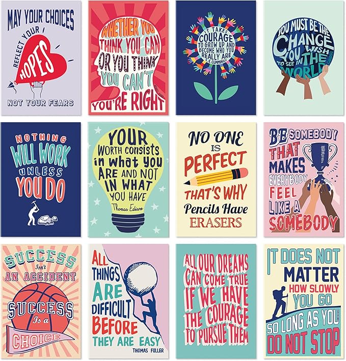 Sweetzer & Orange Inspirational Notebook Set. 12 Journal Notebooks for Women and Kids. 3.5 x 5” Small Journal. Stocking Stuffers for Kids, Teacher Supplies for Classroom, Bible Journaling Supplies