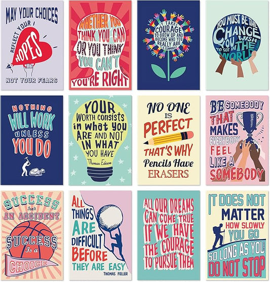 Sweetzer & Orange Inspirational Notebook Set. 12 Journal Notebooks for Women and Kids. 3.5 x 5” Small Journal. Stocking Stuffers for Kids, Teacher Supplies for Classroom, Bible Journaling Supplies
