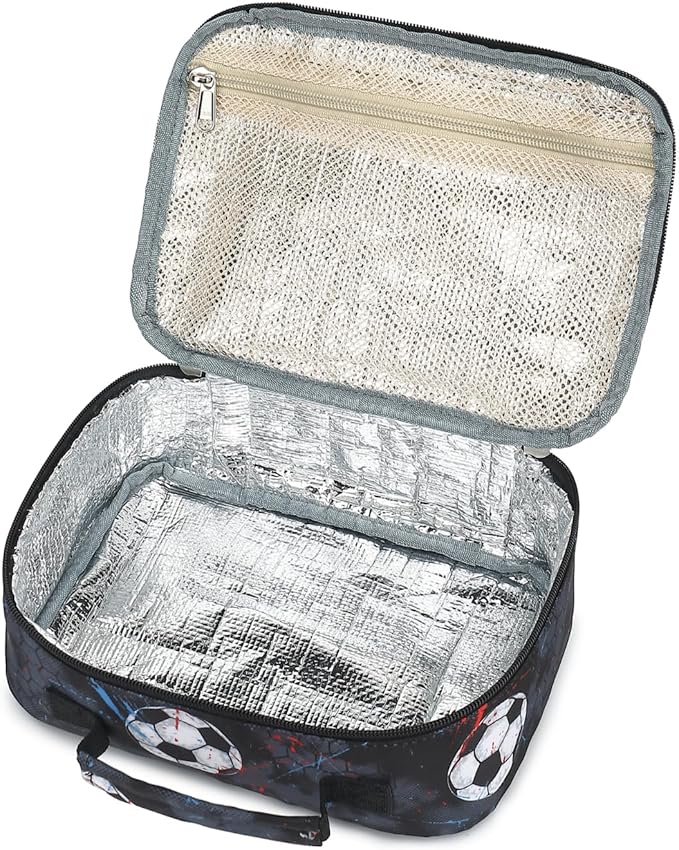 CAMTOP Lunch Box Kids Boys Insulated Lunch Cooler Bag Reusable Lunch Tote Kit for School Travel