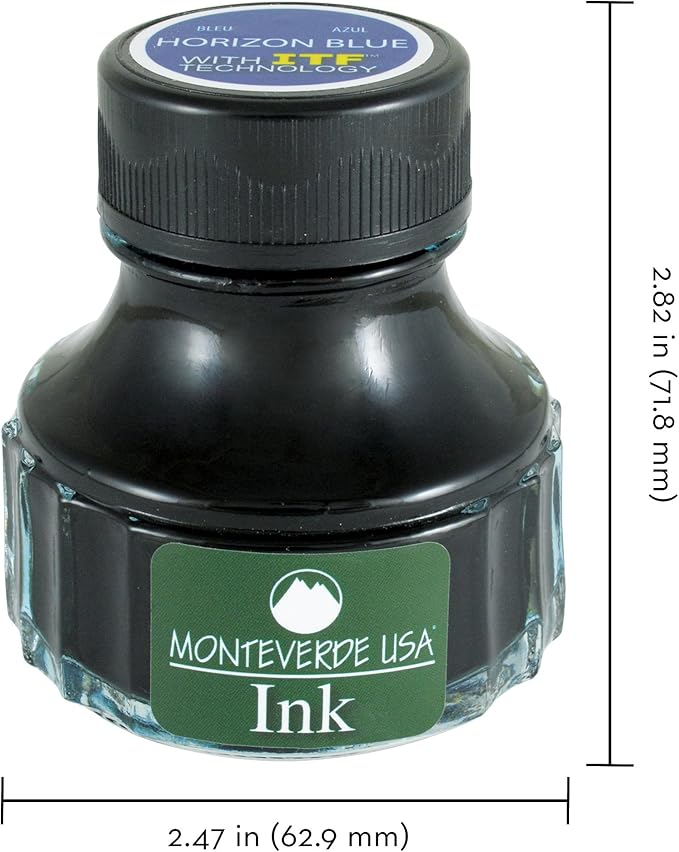 Monteverde USA Ink with ITF Technology, 90 ml Horizon Blue (G308HB)