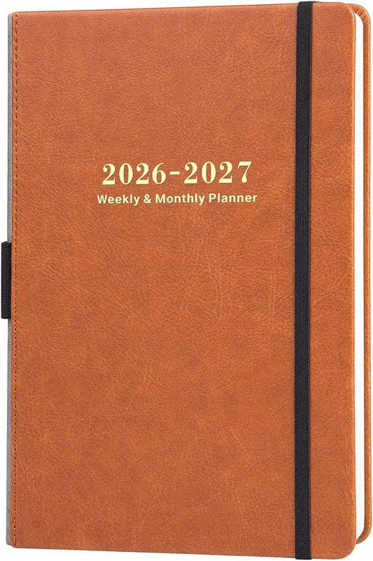 2026-2027 Planner - Planner 2026-2027 Weekly and Monthly with Stickers, JUL. 2026 - JUN. 2027, 5.75" X 8.25", Academic Calendar Planning with Premium Paper, Pen Holder, Inner Pocket and 44 Notes Pages
