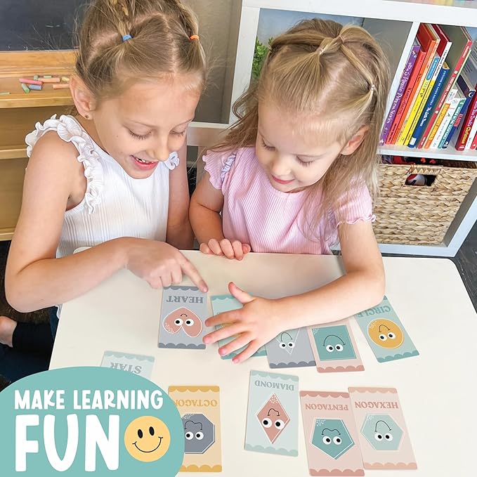 Hadley Designs Alphabet Flash Cards for Toddlers 1-3 - Preschool Learning Activities, Number Color Shapes & ABC Flash Cards for Toddlers 1-3, Daycare Essentials, Homeschool Supplies, Kids Easter Gifts