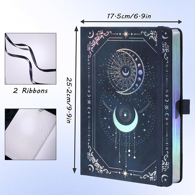 TIEFOSSI B5 Dotted Journal, 160 GSM Dot Grid Notebook for Women Men