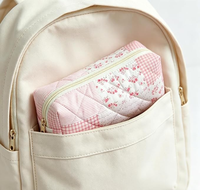 Pencil Case, Pencil Pouch for Women, Pencil Case Small, Pencil Pouch Aesthetic (Trend floral pink)