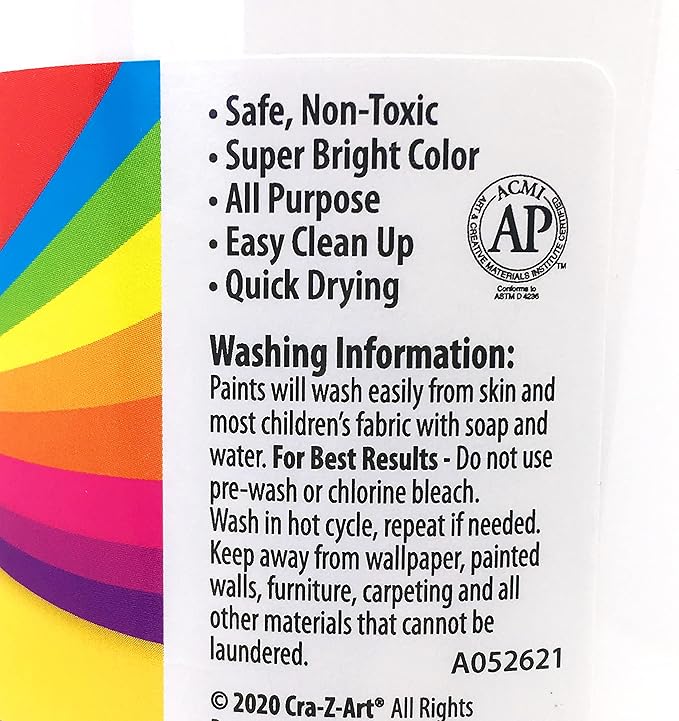 Cra-Z-Art Washable Tempera Paint White 32oz