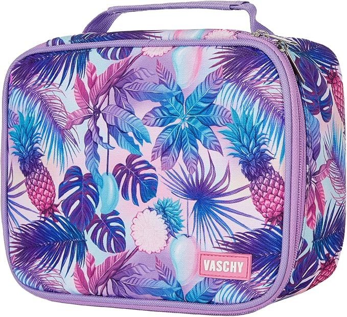 VASCHY Large Pencil Case Bag, Art Supply Marker Organizer Big Pen Pouch with Detachable Layers Slots Multiple Zipper Pockets for Kids Adults School Office Purple
