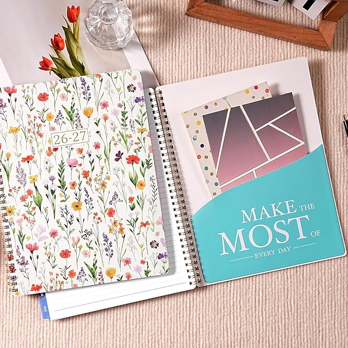 2026-2027 Planner - 9" x 11" Planner Weekly and Monthly 2026-2027, from JULY 2026 to JUNE 2027, Academic Planners with Tabs, Twin-Wire Binding, Inner Pocket, Premium Thick Paper
