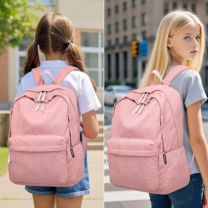 ZUBOND Backpack for School Girls and Boys, Lightweight School Bookbag for Teens, College Students Women & Men, Cute Large Laptop Backpack Fits 15.6 Inch Notebook