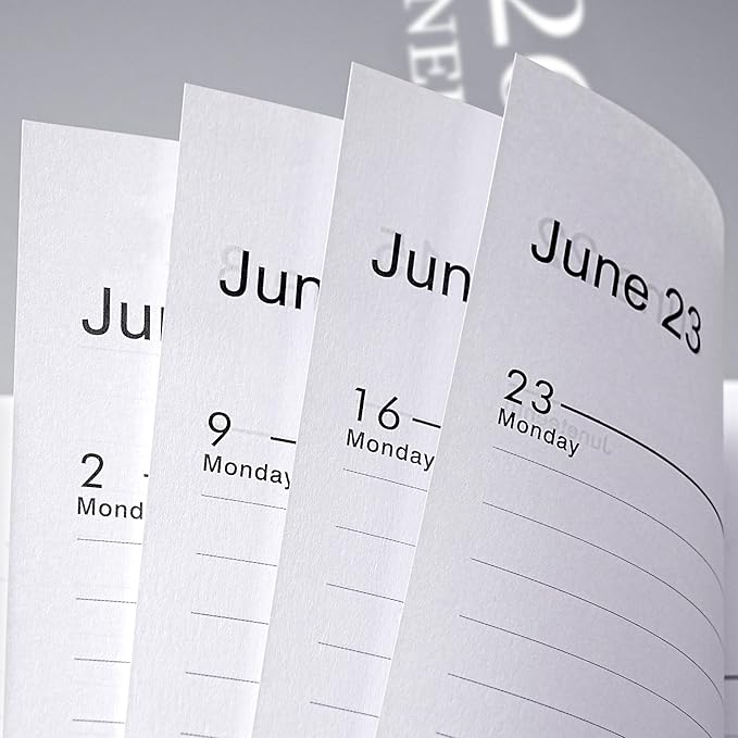 Planner 2026-2027 - July 2026 - June 2027, Academic Planner 2026-2027, 26-27 Planners Weekly and Monthly with Colorful Tabs, 9" x 11", Monthly Calendar Planners with Twin-wire Binding, Pocket - Grey
