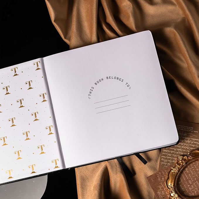 TIEFOSSI Tree of Life Journal, Square Dotted Journal for Women Men, Dot Aesthetic Notebook with 160 Numbered Pages, Hardcover Vegan Leather Journals with Bookmark, 160 GSM Thick Paper, 8 x 8 IN