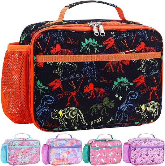 RHCPFOVR Kids Lunch Bag - Insulated Lunch Box for Boys Girls,Washable Lunch Bag and Reusable Toddler Leak-proof Lunchbox for School and Daycare