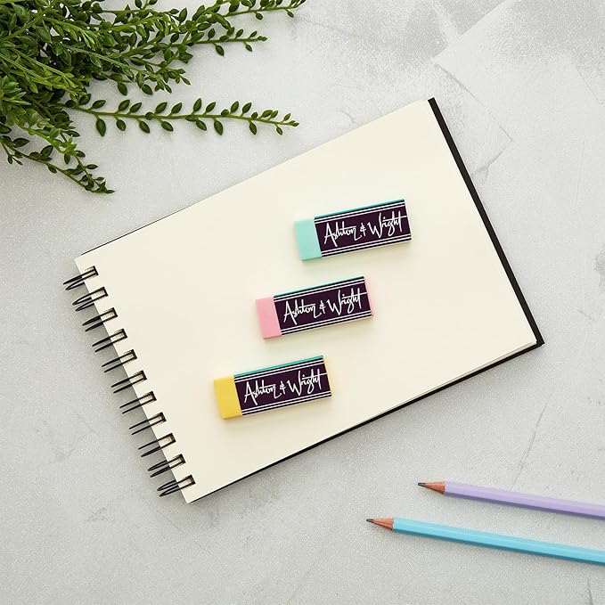 Ashton and Wright - Classic Eraser - Latex Free Plastic Rubber - Pack of 5 Pastel