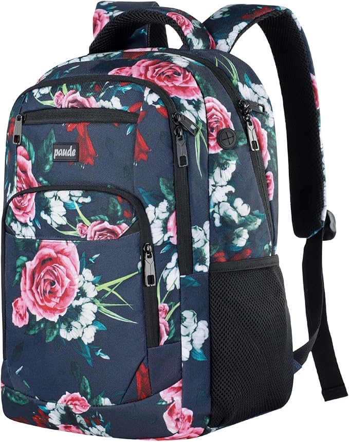 Paude Backpack for Women and Teen Girls,College Backpack Travel Laptop Bookbag for City Trip Office