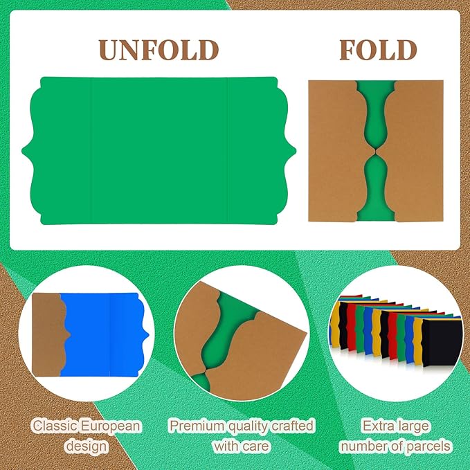 Censen 30 Pcs Trifold Poster Board 12 x 20 Inch Colorful Trifold Display Board Science Fair Display Boards Small Corrugated Posterboard Project Presentation Boards for Science Fair Business Office