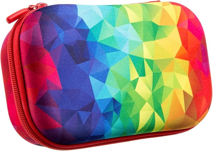 ZIPIT Colorful Pencil Case for Girls, Cute Pencil Box for School, Large Capacity Stationery Organizer Box