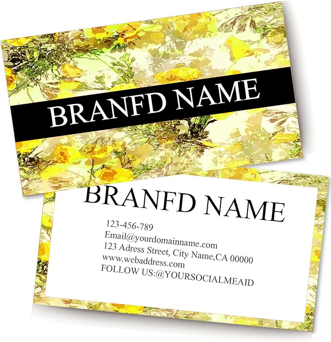 Simple Custom Premium Business Cards 500 pcs- Two Side Design, Custom Premium Business Cards 200 Full color Business Cards can Add You need to Customize 3.5" X 2"