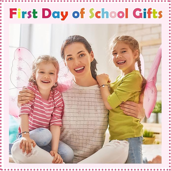 3PCS First Day of Preschool/Kindergarten/1st Grade Gift, Back to School Bracelets Set for 3